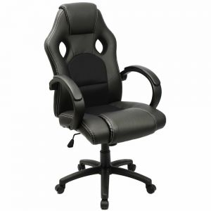 כיסא עור שחור הנוח ביותר לשימוש 